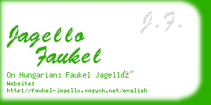 jagello faukel business card